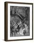 Music at Home - Domestic Scene, 1880s-Charles Baude-Framed Art Print