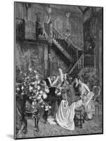 Music at Home - Domestic Scene, 1880s-Charles Baude-Mounted Art Print