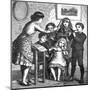 Music at Home - Ensemble of Children Conducted, C.1870-null-Mounted Art Print