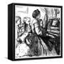 Music at Home - Family Round the Piano, 1866-null-Framed Stretched Canvas