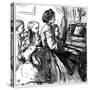 Music at Home - Family Round the Piano, 1866-null-Stretched Canvas