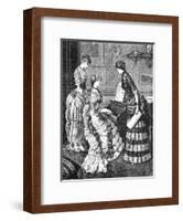 Music at Home - Fashionable Trio at the Piano, 1883-null-Framed Art Print