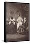 Music at Home - Round the Piano, C.1835-null-Framed Stretched Canvas