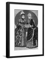 Music at Home - Singing, 1880S-null-Framed Art Print