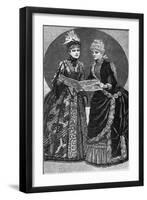 Music at Home - Singing, 1880S-null-Framed Art Print