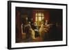 Music at the Parsonage-Frederick Daniel Hardy-Framed Giclee Print