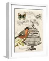 Music Bird I-Gwendolyn Babbitt-Framed Art Print