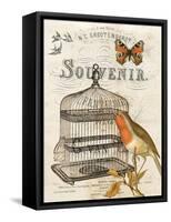 Music Bird II-Gwendolyn Babbitt-Framed Stretched Canvas