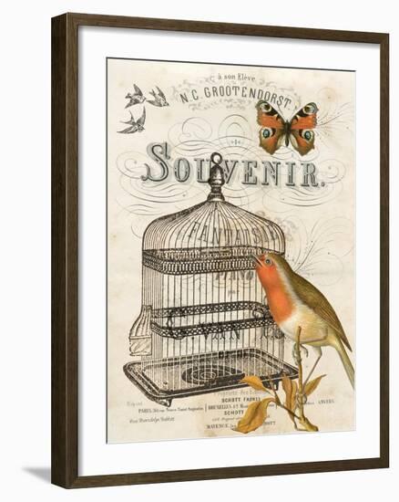 Music Bird II-Gwendolyn Babbitt-Framed Art Print