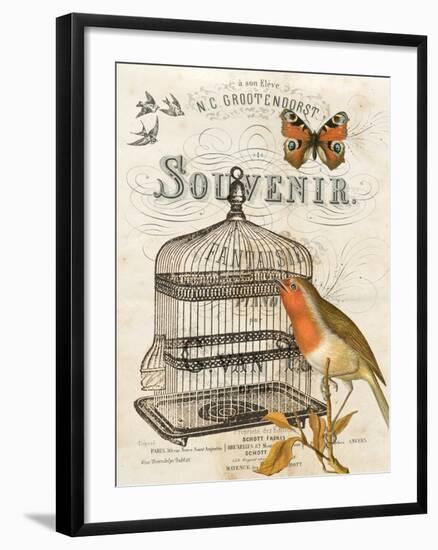 Music Bird II-Gwendolyn Babbitt-Framed Art Print