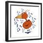 Music Bird-Carla Martell-Framed Premium Giclee Print