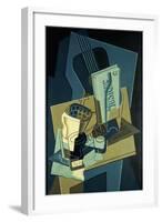 Music Book; Le Cahier de Musique, 1922-Juan Gris-Framed Giclee Print