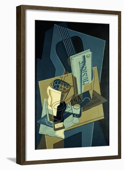 Music Book; Le Cahier de Musique, 1922-Juan Gris-Framed Giclee Print