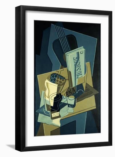 Music Book; Le Cahier de Musique, 1922-Juan Gris-Framed Giclee Print