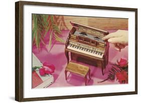 Music Box Shaped like Piano-Found Image Press-Framed Photographic Print