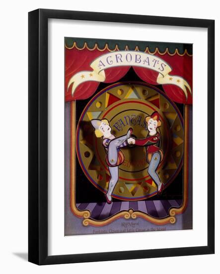 Music Box with Acrobats Moving to Moonlight Sonata-Ludwig Van Beethoven-Framed Giclee Print