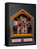 Music Box with Three Clowns Moving to Bolero-null-Framed Stretched Canvas