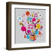 Music Box-Alias Ching-Framed Art Print