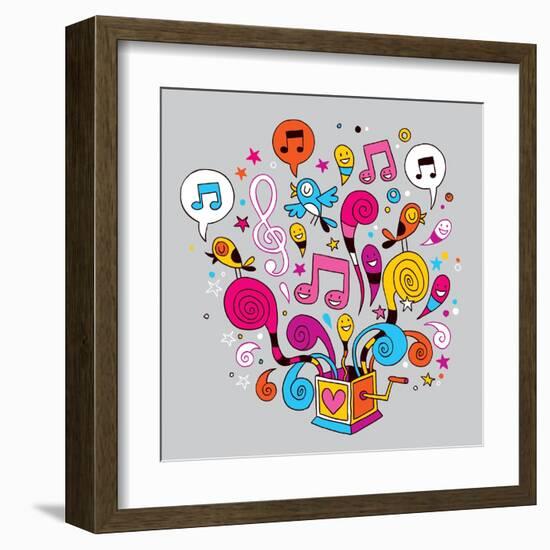 Music Box-Alias Ching-Framed Art Print