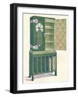 Music Cabinet. from a Sketch by M. H. Baillie Scott, 19th Century-Mackay Hugh Baillie Scott-Framed Giclee Print