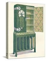 Music Cabinet. from a Sketch by M. H. Baillie Scott, 19th Century-Mackay Hugh Baillie Scott-Stretched Canvas