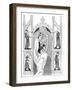 Music Concert, 13th Century-A Bisson-Framed Giclee Print