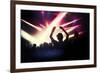 Music Concert. Instagram Effect-soupstock-Framed Art Print