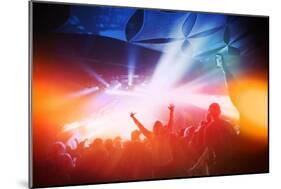 Music Concert. Instagram Effect-soupstock-Mounted Premium Giclee Print