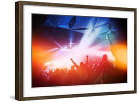 Music Concert. Instagram Effect-soupstock-Framed Art Print