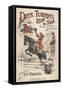 Music Cover Depicting Dick Turpin's Ride to York and the Death of Black Bess-null-Framed Stretched Canvas