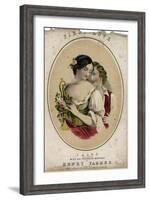 Music Cover, First Love, Valse by Henry Farmer-null-Framed Art Print