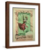 Music Cover for Ta-Ra-Ra-Boom-Der-Ay, Published by Charles Sheard and Co, 1891-null-Framed Giclee Print