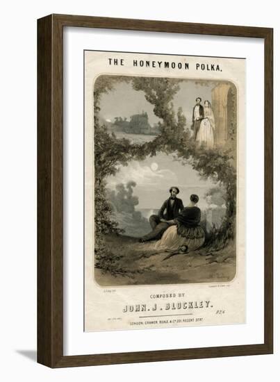 Music Cover, Honeymoon Polka-A Laby-Framed Art Print