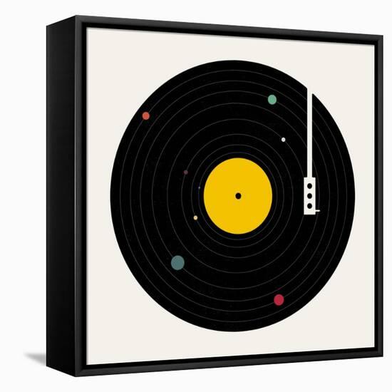 Music Everywhere-Florent Bodart-Framed Stretched Canvas