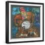 Music Feeds the Soul - Guitar-Jennifer McCully-Framed Giclee Print