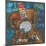 Music Feeds the Soul - Guitar-Jennifer McCully-Mounted Premium Giclee Print