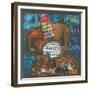 Music Feeds the Soul - Guitar-Jennifer McCully-Framed Giclee Print