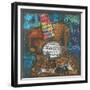 Music Feeds the Soul - Guitar-Jennifer McCully-Framed Giclee Print