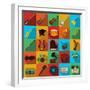 Music Flat Icons Set-Yulia Ryabokon-Framed Art Print