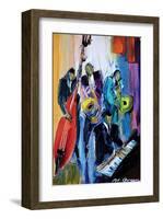 Music for the Soul-Maya Green-Framed Art Print