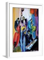 Music for the Soul-Maya Green-Framed Art Print