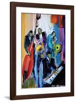 Music for the Soul-Maya Green-Framed Art Print