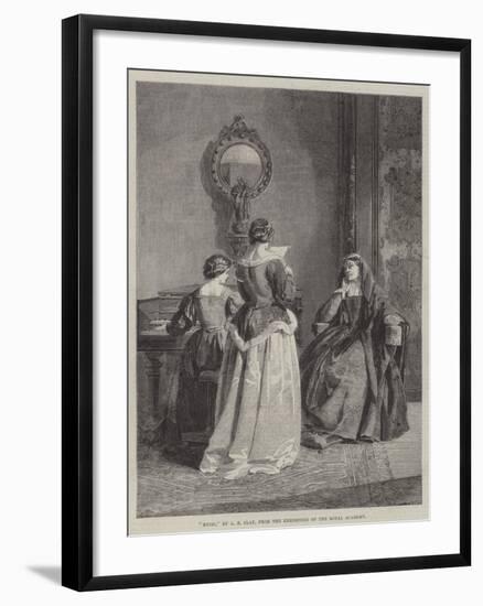 Music, from the Exhibition of the Royal Academy-Alfred Barron Clay-Framed Giclee Print