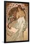 Music (from The Four Arts - Detail), 1898-Alphonse Mucha-Framed Art Print