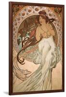 Music (from The Four Arts - Detail), 1898-Alphonse Mucha-Framed Art Print