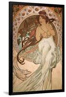 Music (from The Four Arts - Detail), 1898-Alphonse Mucha-Framed Art Print