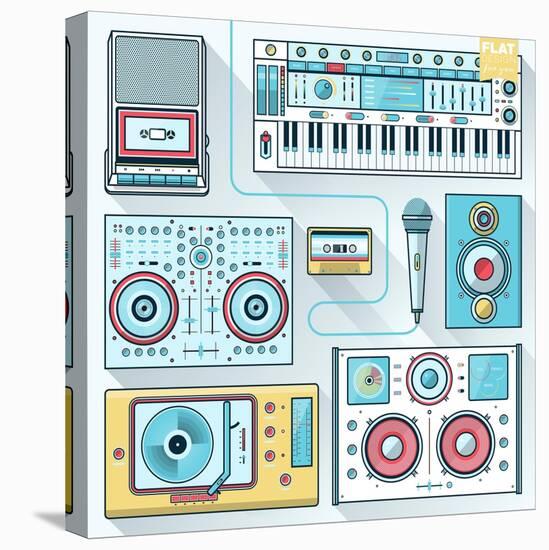 Music Gadgets & Instruments-karnoff-Stretched Canvas