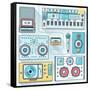 Music Gadgets & Instruments-karnoff-Framed Stretched Canvas