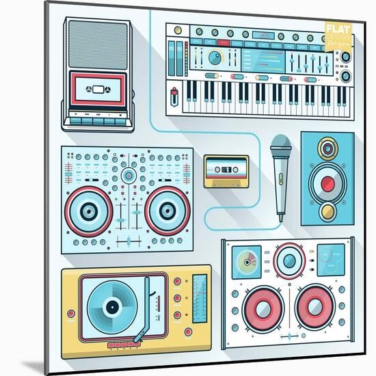 Music Gadgets & Instruments-karnoff-Mounted Art Print