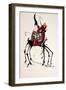 Music, Garetta, 1993 (drawing)-Ralph Steadman-Framed Giclee Print